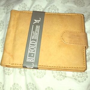 - New Cream colored wallet in medium size